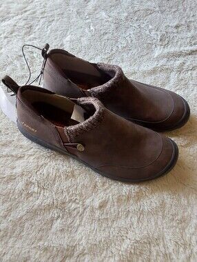 🌺 NWT J Sport "Alice" Dark Brown Slip-On Shoes w/Memory Foam